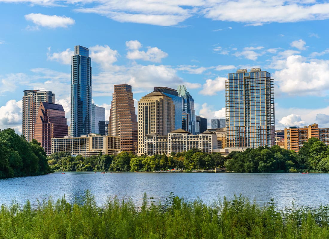 Lakeway, TX - Austin Cityscape on a Clear Nice Day Outside